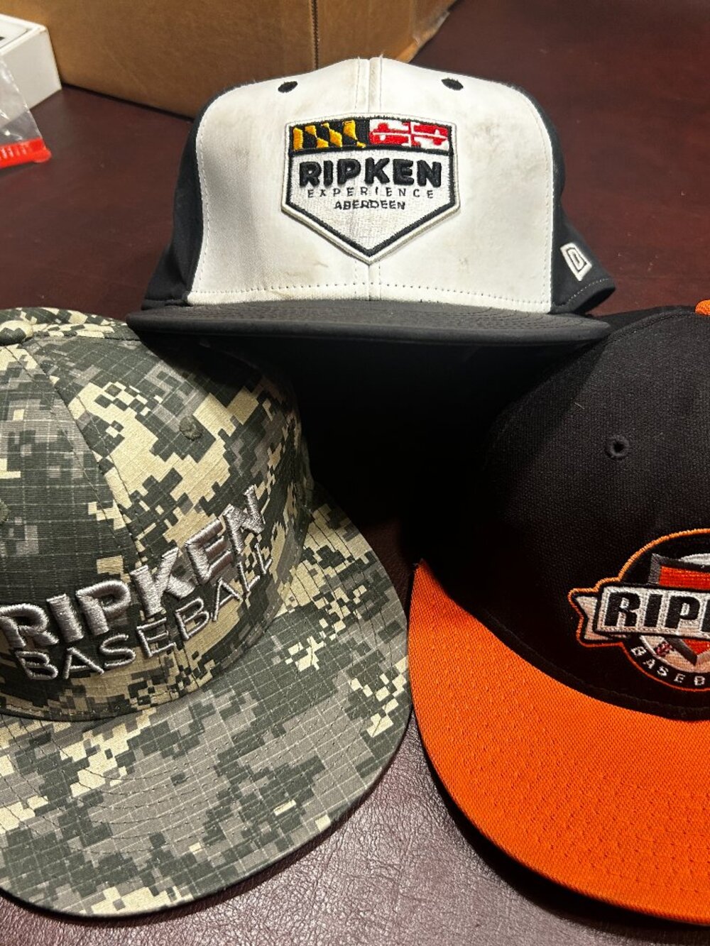 3 Youth Ripken Baseball Hats